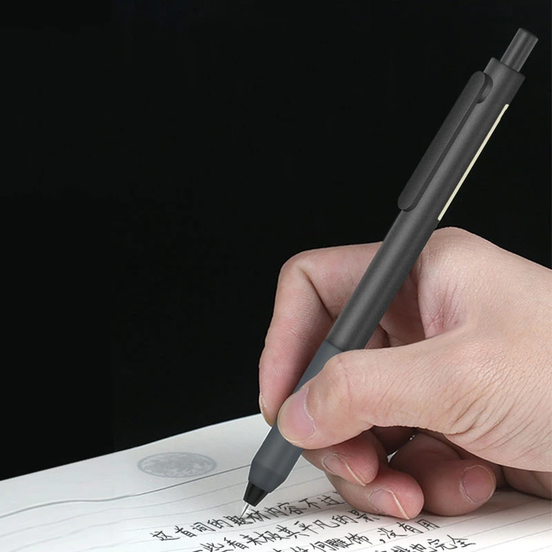 500 бр. прес-неутрална дръжка на Едро 0,5 мм гел химикалки за студенти, прес-писалка, черно мастило, перо за подписване, офис и ученически пособия