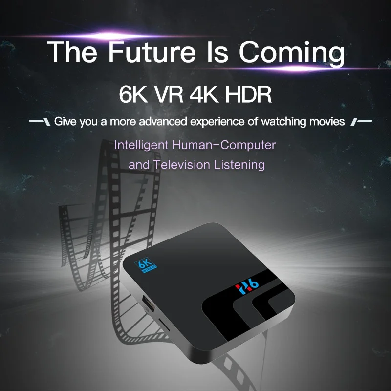 H6 6K HD TV Box - 2 + 16 media player Android 9.0 TV BOX