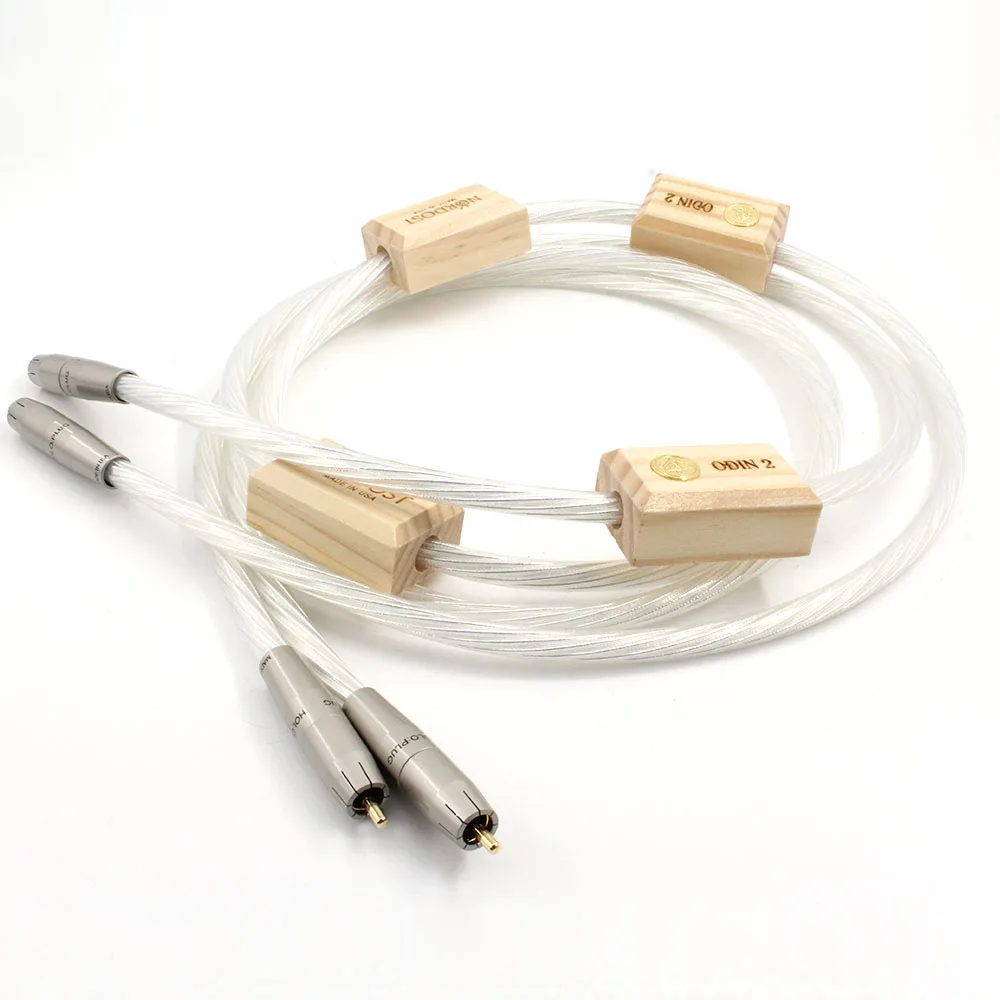 Висококачествен кабел за свързване Nordost Один 2 silver Reference RCA Аудиофильский за усилвател, CD-плейър
