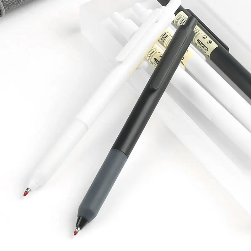 500 бр. прес-неутрална дръжка на Едро 0,5 мм гел химикалки за студенти, прес-писалка, черно мастило, перо за подписване, офис и ученически пособия