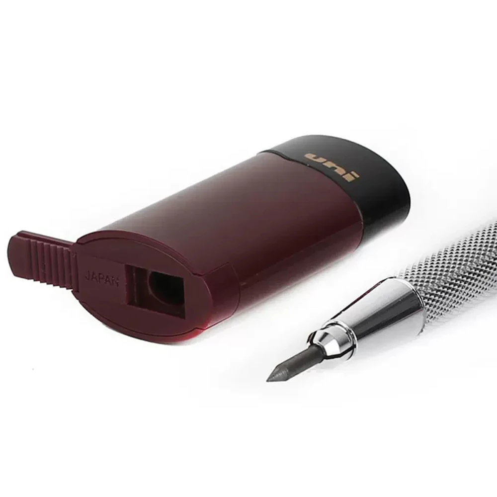 Острилка за моливи Uni ДПС-600 дебела острилка за скици, специална олово за опесъчаване машина 2,0 мм, 40x22x13 мм, канцеларски материали