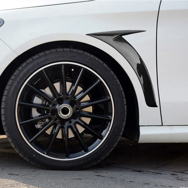 W117 тампон върху отдушник странично крило от настоящето въглеродни влакна за Mercedes-Benz CLA180 CLA200 CLA250 Sport 2013-2018 Автомобилни аксесоари