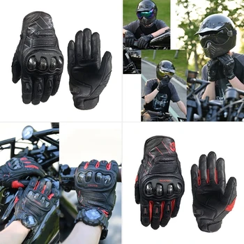 Мотоциклетни ръкавици за мъже и жени, ръкавици от овча кожа, дишащи ръкавици за езда, ръкавици за грязевого под наем на лято, зима, пролет