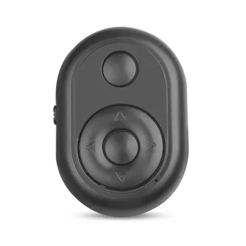 Bluetooth-съвместими мини-безжично дистанционно управление, бутон за освобождаване на затвора, самоснимачка, дръжка за фотоапарати, спускане на затвора, контролер телефон