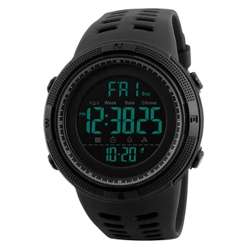 Часовник за мъже и момчета SB23001, модни, спортни, многофункционални, с переливчатым будилник, водоустойчив цифров часовник с 5 барове