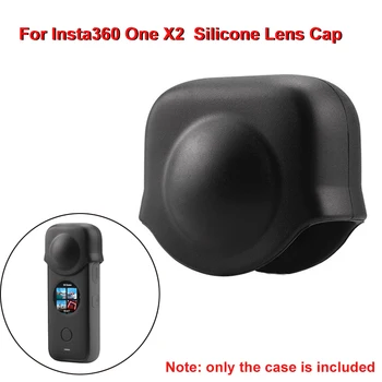 За Insta360 One X2 Силикон Защитен Капак на обектива Покриване на Екрана за Insta360 One X2 Панорамна Капак на обектива Спортна Камера Аксесоари