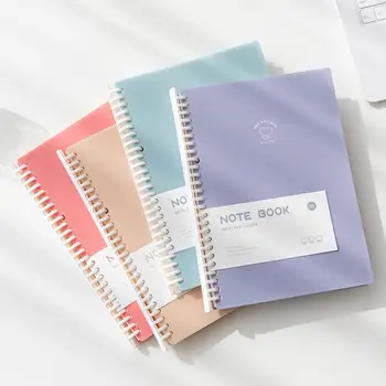 Бележник за дневник формат А5, хартия за писма с отрывными листа кремава на цвят, подложка за многократна употреба, модерен спирала подвързване, ученическа тетрадка, канцеларски материали