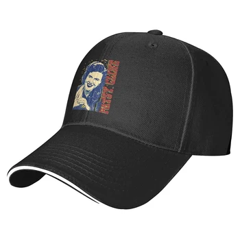 Бейзболна шапка на Patsy Singer Cline, шапка-сандвич, класическа шапка за татко, Спортна шапка за активна почивка, Регулируем шапка, черен