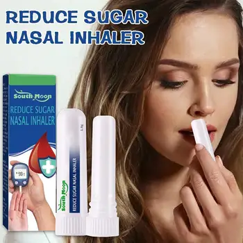 1 бр. захар носа акцент за намаляване на нивото на захар носа инхалатор за намаляване на нивото на захар Медицински пластир за лечение на диабет здраве B7Z2