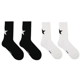 Дамски чорапи, дишащи спортни чорапи, обикновена удобни памучни чорапи до глезена T8NB