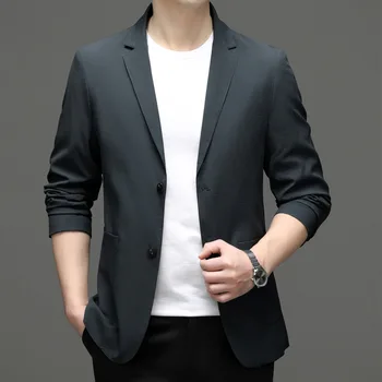 6393-2023 Пролет и есен нов малък костюм мъжки корейската версия приталенного костюм мъжки младежта яке голям размер бизнес тренд