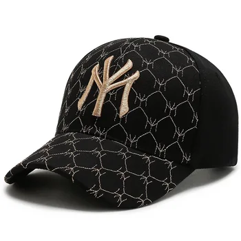Новата модерна бейзболна шапка с бродерия на MY за мъже и жени, спортна шапка с козирка на открито, солнцезащитная шапка, регулируеми дишаща шапка в стил хип-хоп