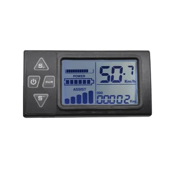 24/36/48 В S861, табло с LCD дисплей электровелосипеда, контролен панел, контролер BLDC (5PIN)
