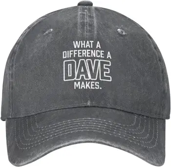 Забавна шапка, какви са разликите прави Дейв, мъжки шапки с дизайнерски кепками