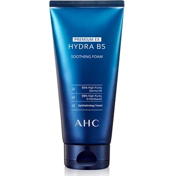 Корейски AHC Премия Hydra B5 Успокояваща Пяна Овлажняващ Почистващо Средство За Момент Лицето Препарат За Измиване на Грижа За кожата на Лицето 180 мл