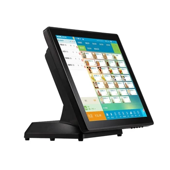 Безплатна доставка на Дребно за продажба на 15-инчовата парични регистър POS система с едно докосване на екрана за супермаркет