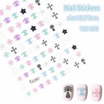 - Новата серия на TSC-056 cross 3d стикер за дизайн на ноктите, стикер за нокти, преге, износ, японски дизайн, кристали