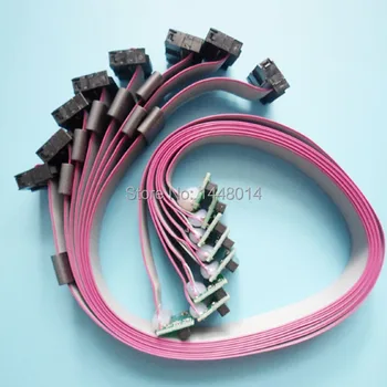 3 бр. добро качество кабел печатащи глави Xaar 126 Infiniti Aprint Atexco Challenger кабел печатащи глави Xaar 126 плосък кабел за пренос на данни 16 P