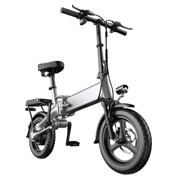 25ah48v 400w Електрически велосипед от алуминиева сплав Сгъваем велосипед литиева батерия за възрастни Преносима велосипедна издръжливост 100 км