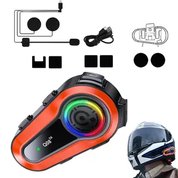Каски Безжична слушалка 5.0 Мотоциклетът слушалки за състезатели, каски с усилвател, система за връзка, безжична домофонна система до 1000 м