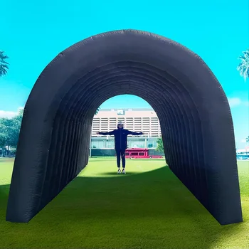 Надуваеми тунел спортен тунел вход с воздуходувкой Надуваеми тунел палатка за бизнес, рекламни дейности, насърчаване на изложбата