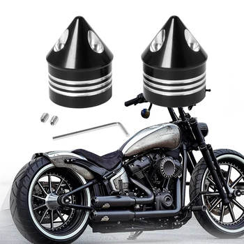 2 бр. Мотоциклет С ЦПУ Гайка на Предната Ос Капак За Harley Touring Electra Glide Dyna Street Bob Fat Bob Softail Sportster XL V-Образна Пръчка