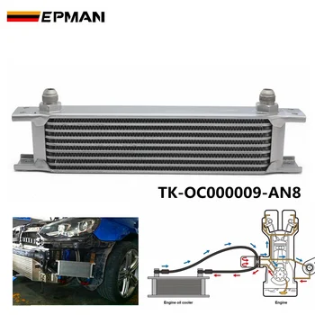 Състезателни коли Алуминиев Универсален Двигател Трансмисия Треска 9 Редица Британски Тип AN8 Маслен Радиатор TK-OC000009
