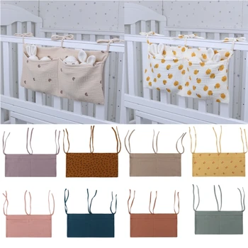 1 предмет, детска нощна чанта за съхранение, органайзер за бебешко креватче, подвесная чанта за бебето, многофункционална легло за новородени, окачен пелена, играчка плат