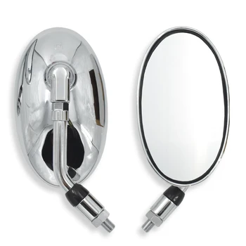 1 чифт огледала за обратно виждане за мотоциклети GN coffee /огледало за електрически мотоциклет/ Реколта странични огледала за мотоциклети с дърворезба 10 мм