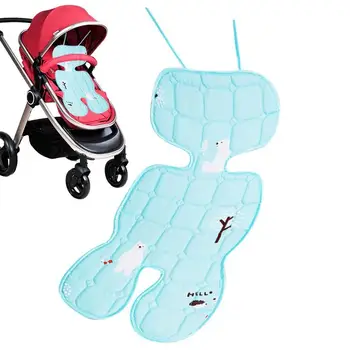 Охлаждащ подложка за количка, лятна дишаща ледена подложка за количка, лятна охлаждащ мат с лед, многофункционална детска възглавница за хранене