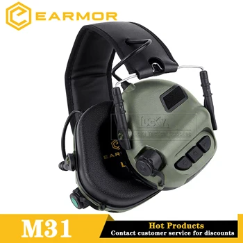 EARMOR М31 MOD3, тактическа военна слушалки, слушалки за стрелба с лък, шумоподавляющие слушалки, звукоизолирани слушалки, горещи модели