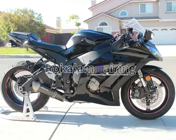 За Kawasaki Ninja ZX10R ZX 10R ZX-10R 2011 2012 2013 2014 2015 Напълно Черен комплект Мотоциклетни обтекателей (шприцоване)