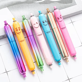 10 бр. креативна химикалка дръжка във формата на анимационни колбаси, скъпа пушка, забавен подарък дръжка, рекламна пластмасова химикалка химикалка