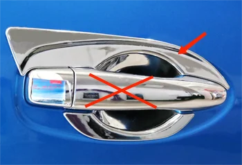 ABS Хромирана рамка, която дръжка страничен капак на купата рамка лампи тампон за Nissan Navara NP300 2015-2020 4 бр.