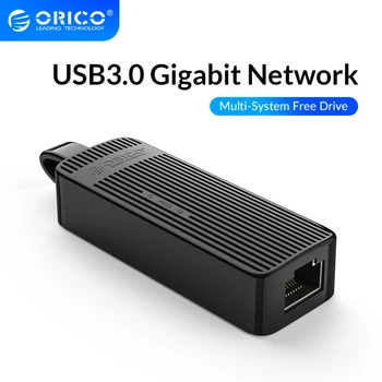 ORICO USB 3.0 Мрежова карта Ethernet Адаптер USB 2.0 за lan, RJ45 за персонален КОМПЮТЪР с Windows 10 Xiaomi Mi Box 3 S Nintend Switch Ethernet