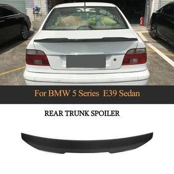 За E39, заден спойлер, задното крило на колата за BMW серия 5 E39 1996-2003 спойлер и задно крило от въглеродни влакна, капака на багажника