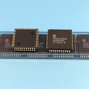 2 бр./лот Нов Оригинален P80C32SBAA или P80C32SFAA или P80C32UBAA или P80C32UFAA P80C32 PLCC44 8-битов Микроконтролер CMOS