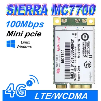 Мини PCI-E 3G WWAN GPS модул Sierra MC7700 PCI Express 3G HSPA, LTE 100 Mbit/s Безжична WLAN карта на GPS Отключена Безплатна доставка