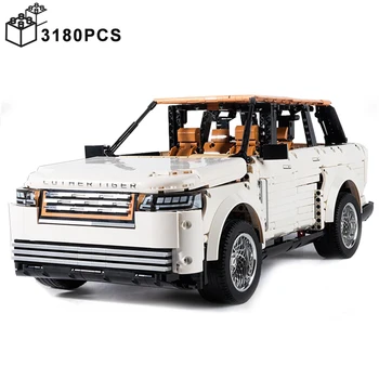 MOC 3180PCS 1:8 Технически suv-Land Rover, строителни блокове, suv, монтаж на тухли, играчки, подаръци за рожден ден за деца и момчета
