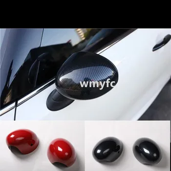За MINI Cooper F55/F56/F57 One 3 Врати 2014-2021 Въглеродни Влакна, ABS, Странична Врата на Колата Огледало за Обратно виждане Защитно покритие Покритие на Автомобила Стайлинг