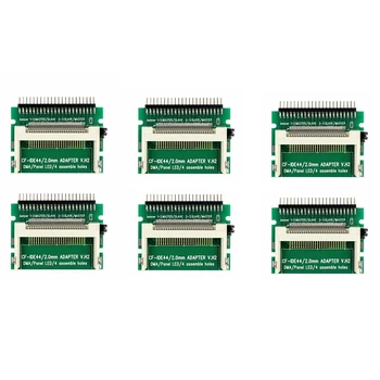 6X Compact Flash Cf Card To Ide 44Pin 2 мм мъжки 2,5-инчов Hdd зареждащ адаптер Преобразувател