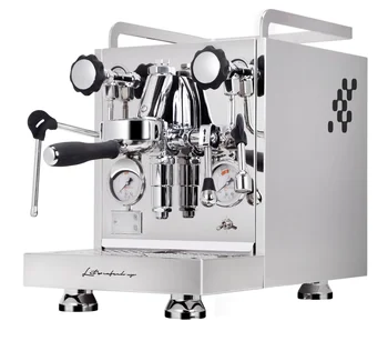 Търговски полуавтоматична машина за еспресо на 9 бара, резервоар за вода с обем 2,5 л, предварително замоченная в млечната пяна италианска кафемашина, двойна котела
