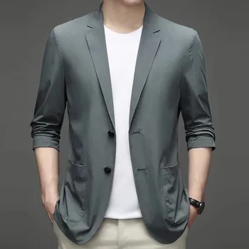 6142-2023, мъжки нова корейска модерно яке за бизнес и почивка, този луксозен костюм в стил Yinglun