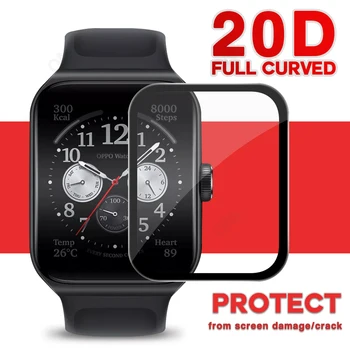20D на цял екран защитно фолио за OPPO Watch 3 Pro Извити гъвкаво защитно фолио Аксесоари за OPPO Watch 2 42 мм и 46 мм, не стъклена