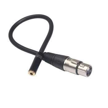 Жак 3-5 мм до XLR-кабел Конектор към конектора Професионален аудио кабел Микрофони, Тонколони аудио Усилвател на конзолата