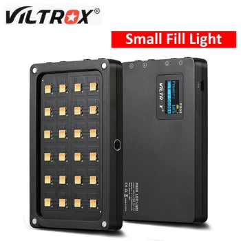 Viltrox RB08 два цвята 2500 К-8500K Мини Видео Led Лампа Преносим Заполняющий Лампа Вградена Камера Батерия за телефон YouTube live