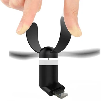 10 бр. мини USB вентилатор за мобилни телефони, преносим вентилатор за джобен телефон, пътни фенове, plug-in за мобилни телефони