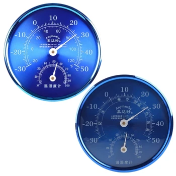 Стенен термометър-влагомер, механични домакински термогигрометр за дома